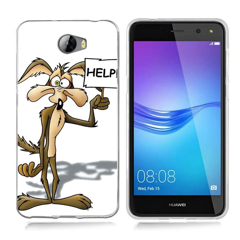 Чехол для Huawei Y5 ii Y5ii чехол/5A LYO-L21/Y6 II компактный ТПУ цветной мягкий чехол с