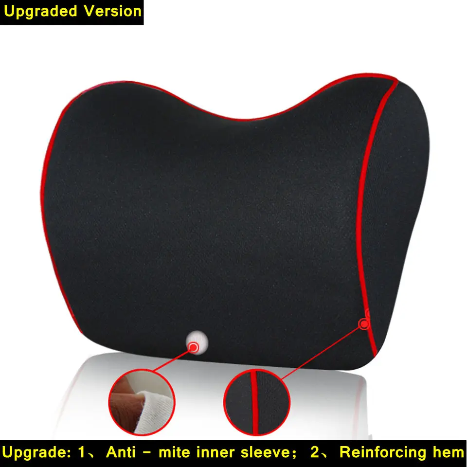 Тканевая подушка для автомобильного кресла с эффектом памяти подголовника - Фото №1