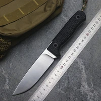 pohl integrated knife niolox blade%ef%bc%88sanding%ef%bc%89 g10 handle outdoor camping woodworking garden multi purpose hunting tool