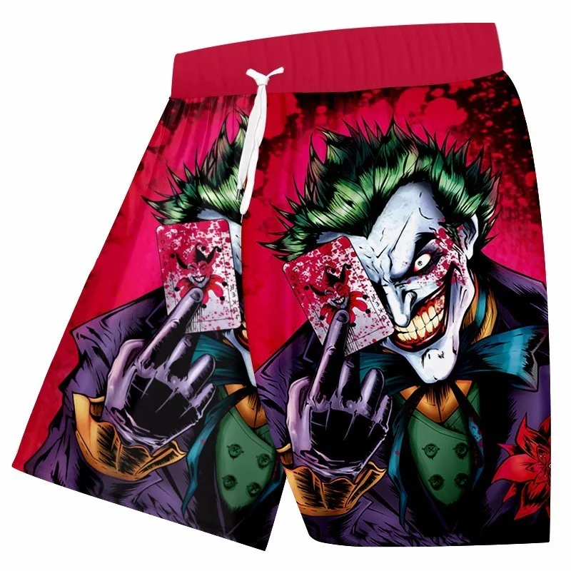 OGKB 2018 летние топы мужские пляжные шорты с принтом самоубийц сквад Джокер 3D