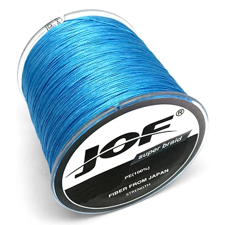 JOF 12LB-78LB 500M JOF PE Экстремальная 8 нитей плетеная леска для морской рыбалки приманка для морской рыбалки - Цвет: Blue