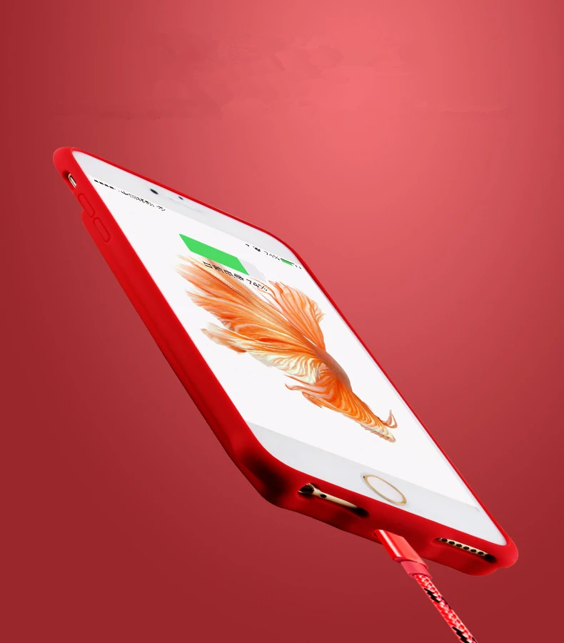 Для iPhone 6 6s 7 корпус питания силикагель аудио выход умный аккумулятор зарядное устройство чехол телефон для Iphone 6 6s 7 чехол питания