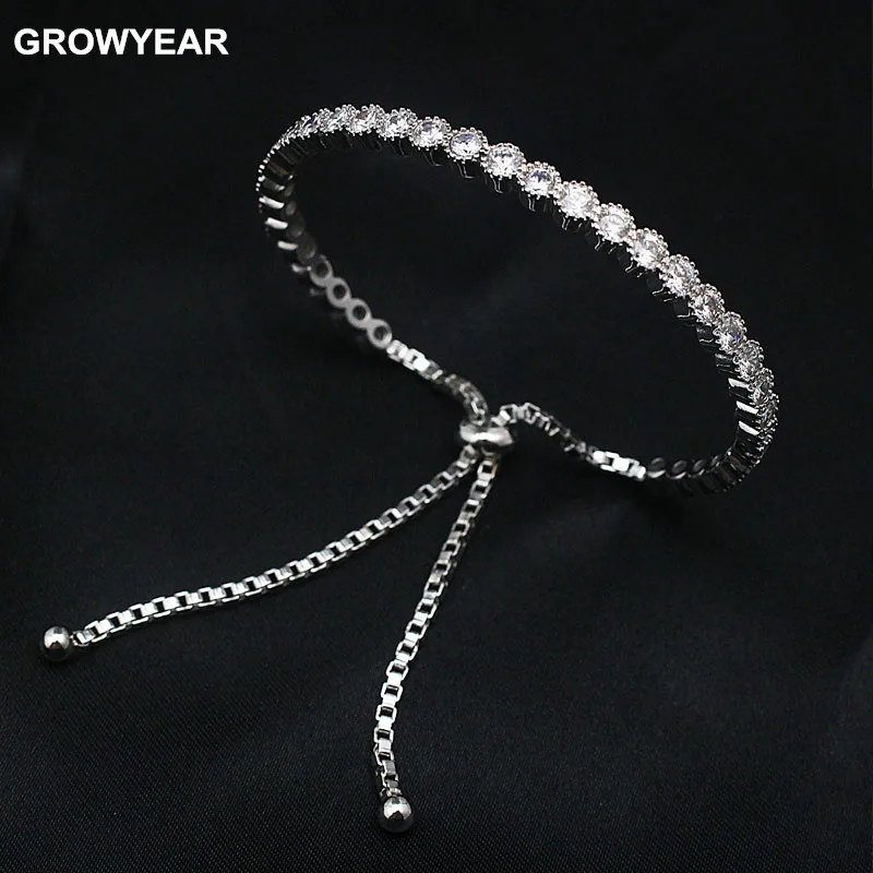 Нержавеющая сталь кристалл браслет серебряный браслет-цепочка Цвет милая