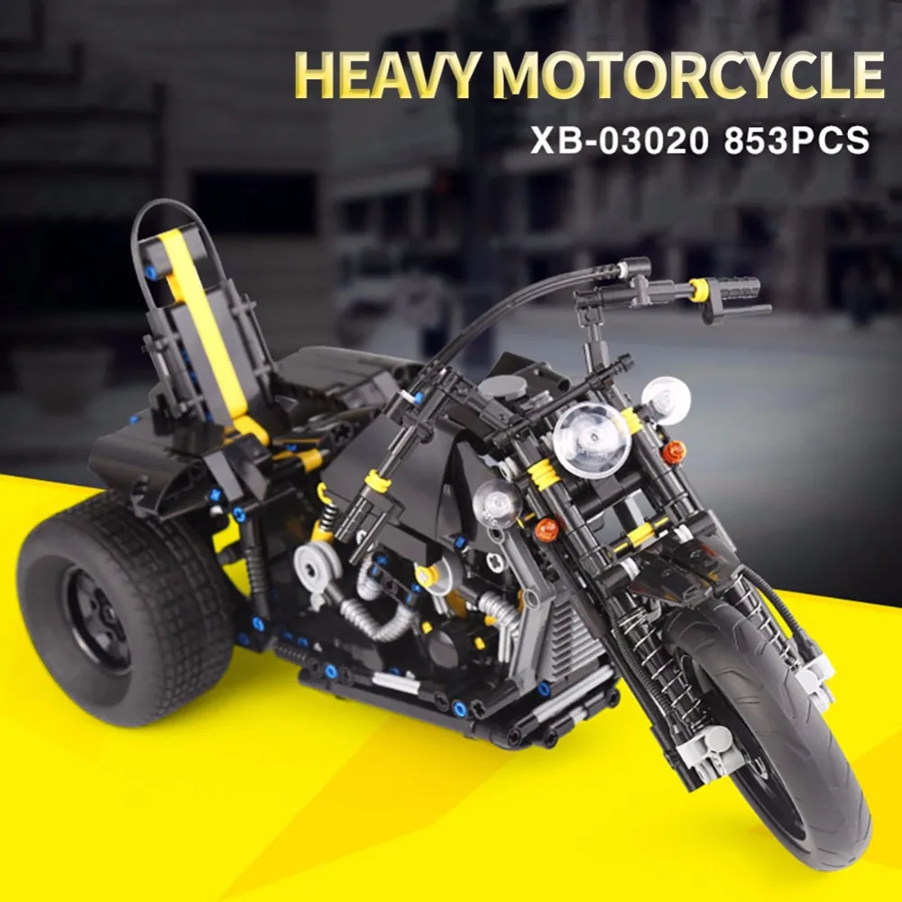 XINGBAO 03020 Technic машина серии Exploiture тяжелый мотоцикл строительные блоки набор