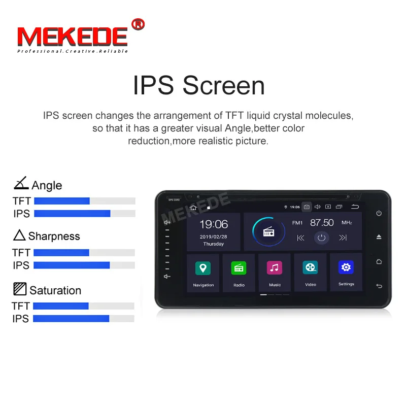 MEKEDE Авто Радио Android 9,0 4+ 64G ips DSP Автомобильный мультимедийный плеер для toyota corolla RAV4 Hilux camery для toyota универсальный