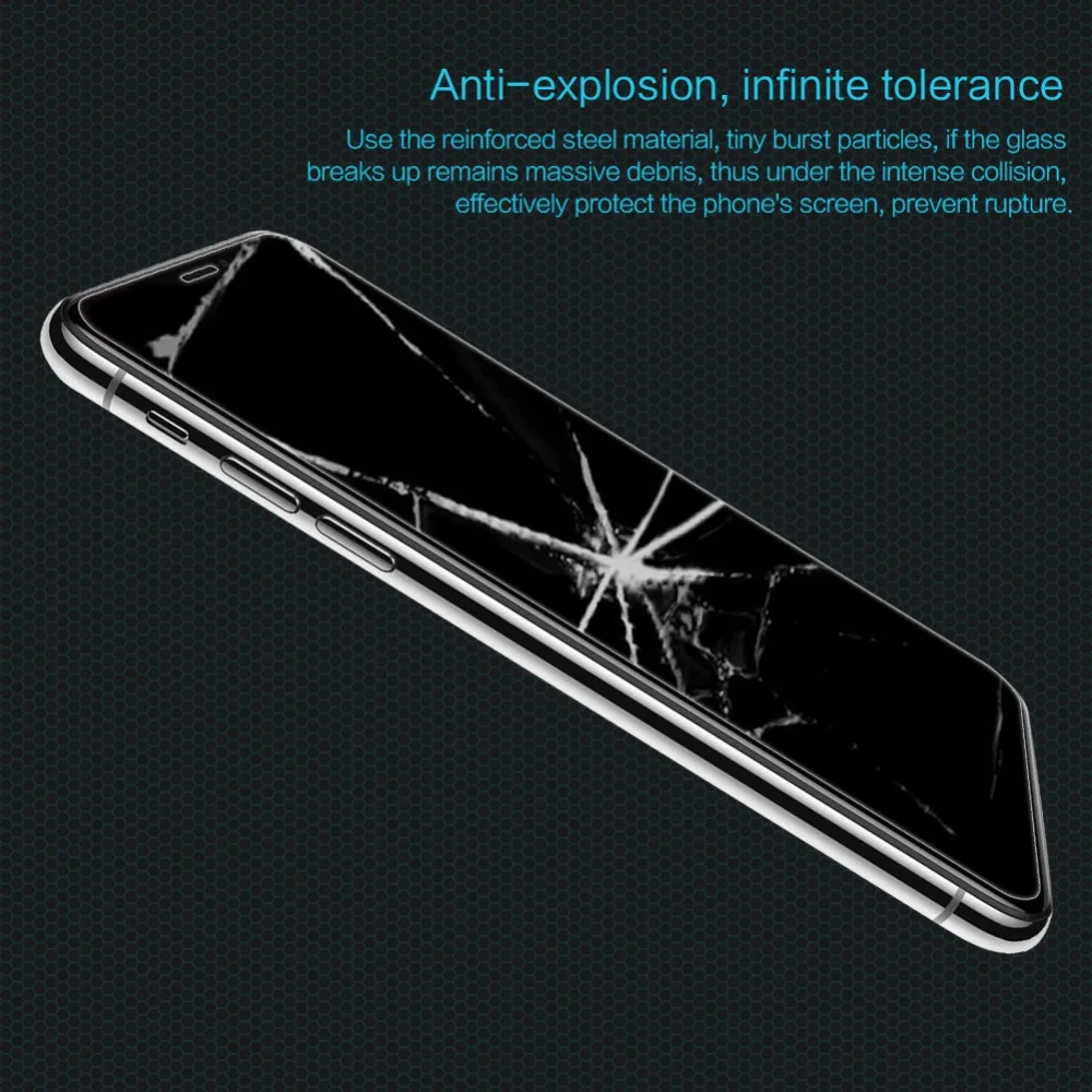 Оригинальное закаленное стекло NILLKIN для защиты экрана iPhone XS Max Amazing 9H 0 33 мм пленка 6