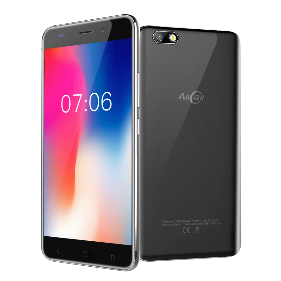 Оригинальный AllCall Мадрид 3g 5 дюйма mt6580a четыре ядра 1 ГБ Оперативная память 8