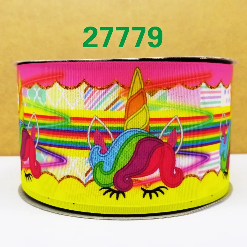 Free shipping 50 yard cartoon printed grosgrain ribbon 27844 | Дом и сад
