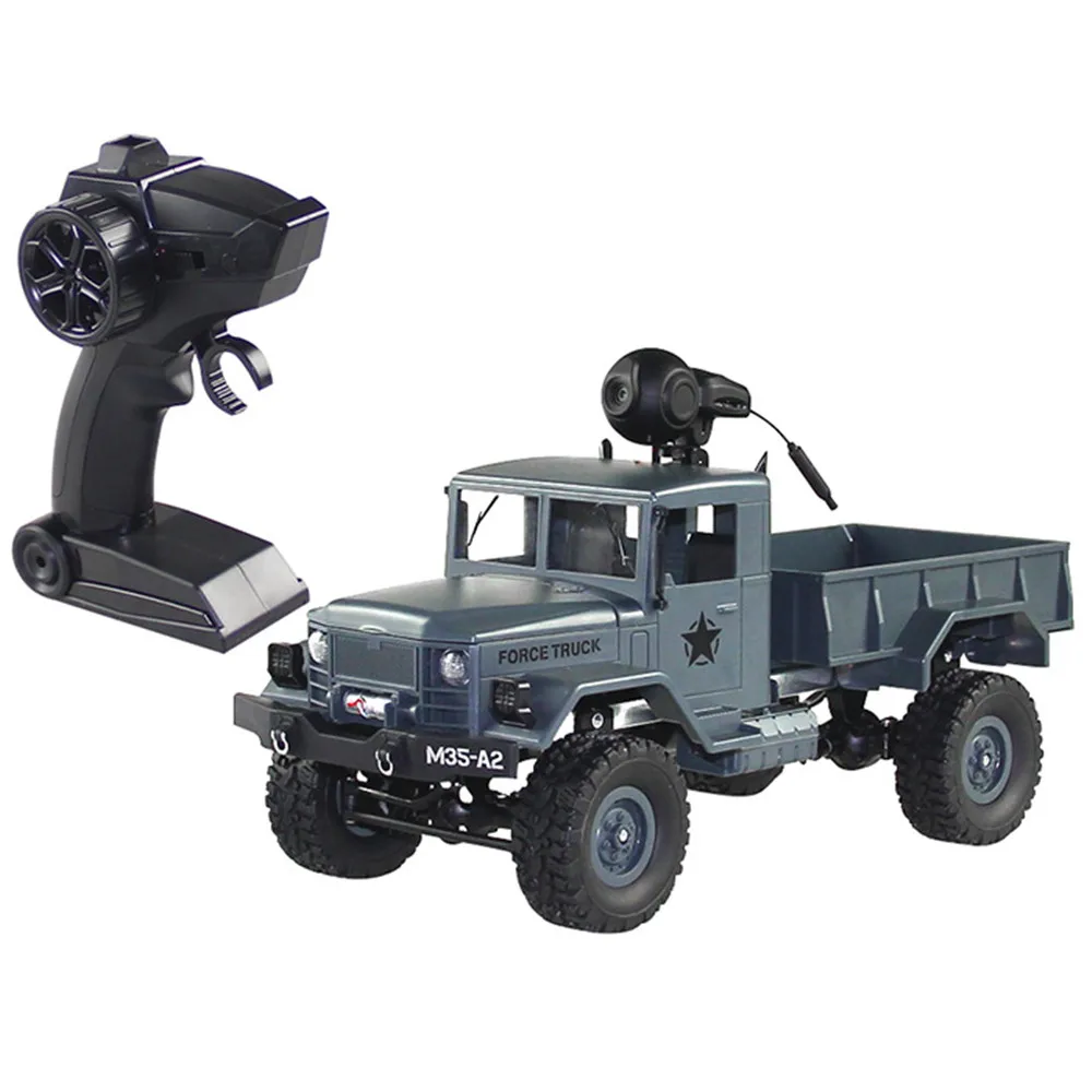 Военный автомобиль FY001A 1/16 WiFi 0 3 МП 2 4G 4WD внедорожный RTR с передним освещением радио