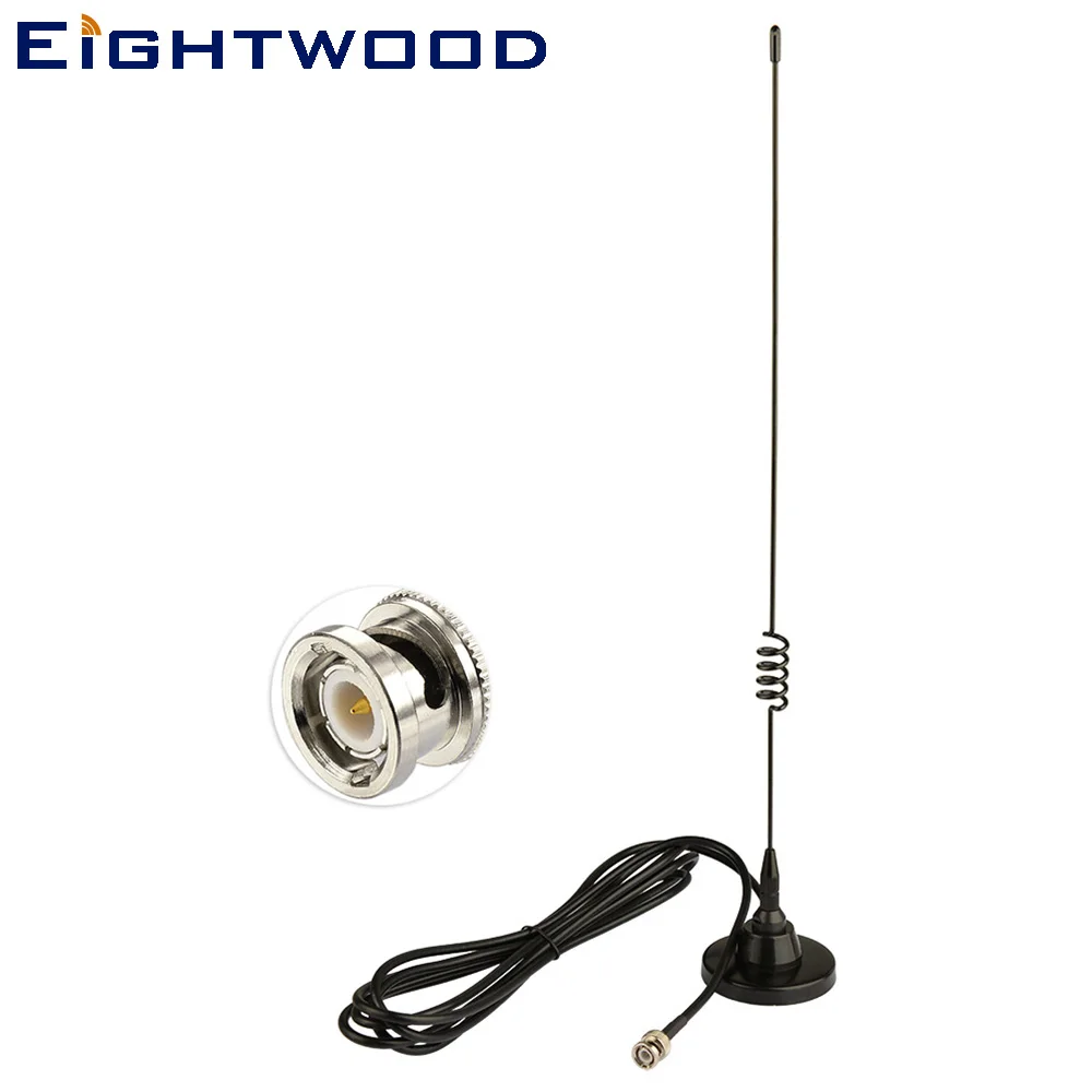 Eightwood VHF UHF полицейский радиоприемник BNC Мужская антенна CB радио Любительский