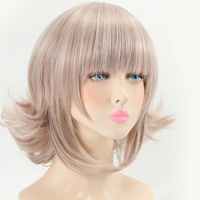Danganronpa 2 сhiaki Nanami косплей костюм парик Женщины парики для взрослых Хэллоуин аниме