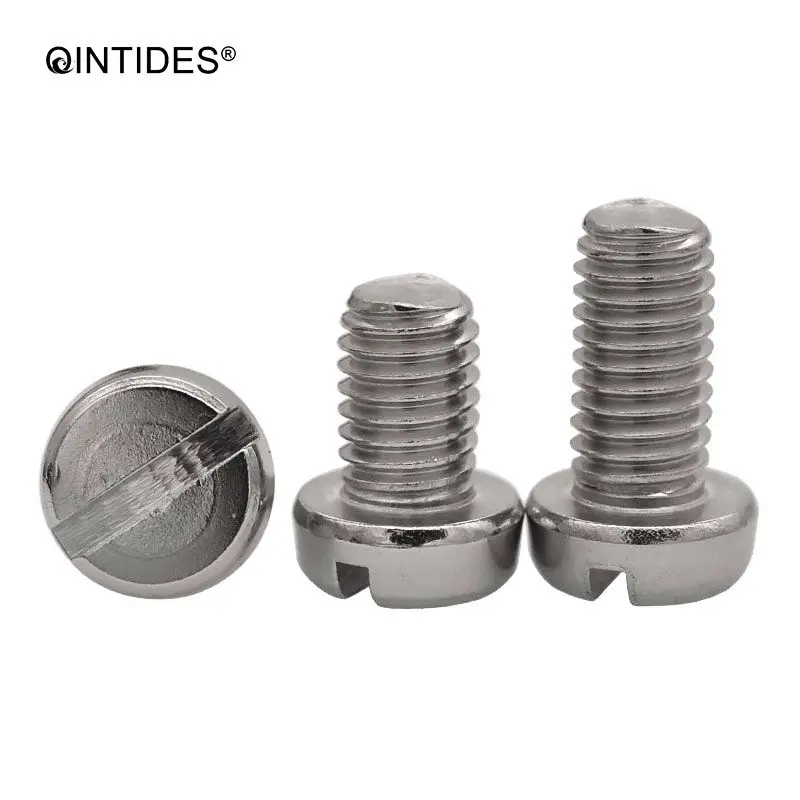 Винты QINTIDES M1.6 M2 M2.5 M3 с шлицевой головкой шурупы из нержавеющей стали 304|Винты| |