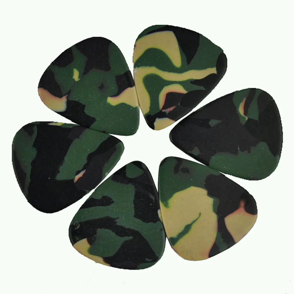Camouflage Много 100 шт Средний 0,71 мм медиатор целлюлоид разные цвета - Цвет: Camouflage