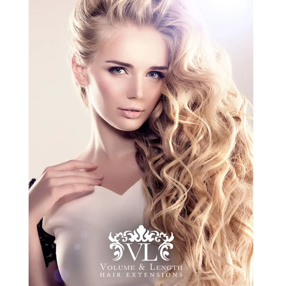 VL лента в Remy 100% человеческие волосы для наращивания прямые 50 г/упак. 18 ''лента