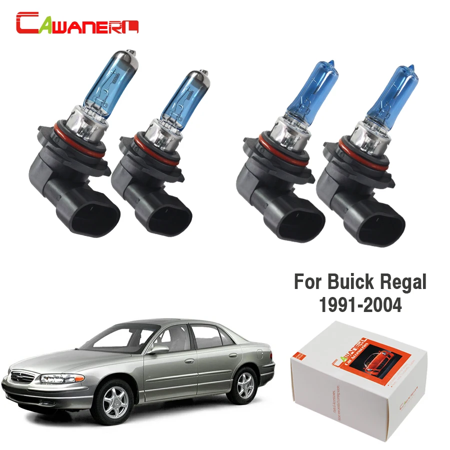 

Cawanerl для Buick Regal 1991-2004 100 Вт 9005 HB3 9006 HB4 галогенная лампа 4300K 12V Автомобильные фары дальнего и ближнего света 2 пары