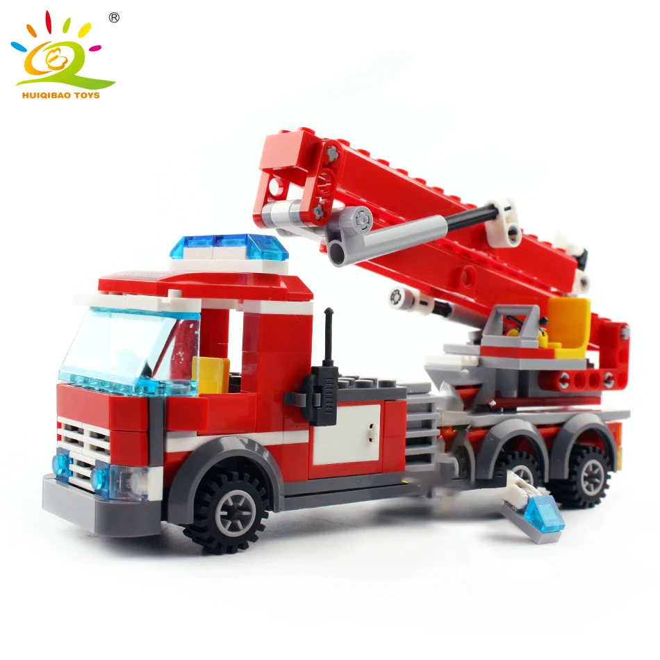 244 шт пожарная лестница машина пожарный совместим с городскими строительными