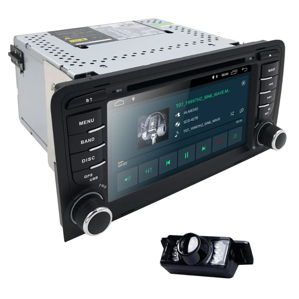 7 &quotAndroid 9 0 4G WIFI 2 грамм + 16 ГРОМ Радио Стерео DVD плеер GPS Sat Bluetooth Навигация USB для Audi A3