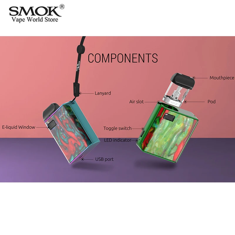 Vape SMOK MICO Kit Vaporizador pen 700 мАч электронная сигарета pod VS novo ego aio Mod S9032 | Электроника