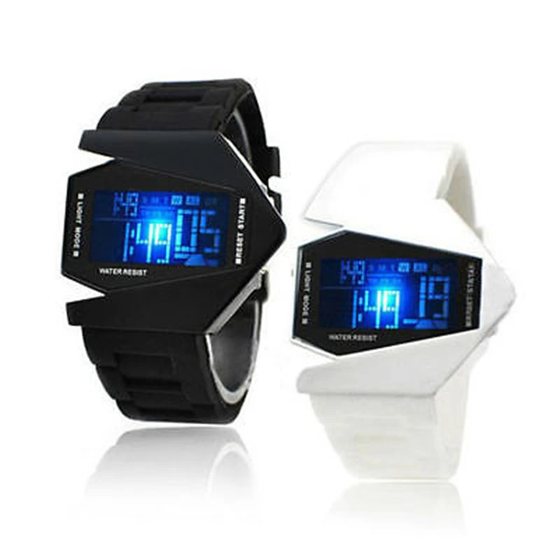 Новые модные женские часы для отдыха Модель самолета креативные силиконовые