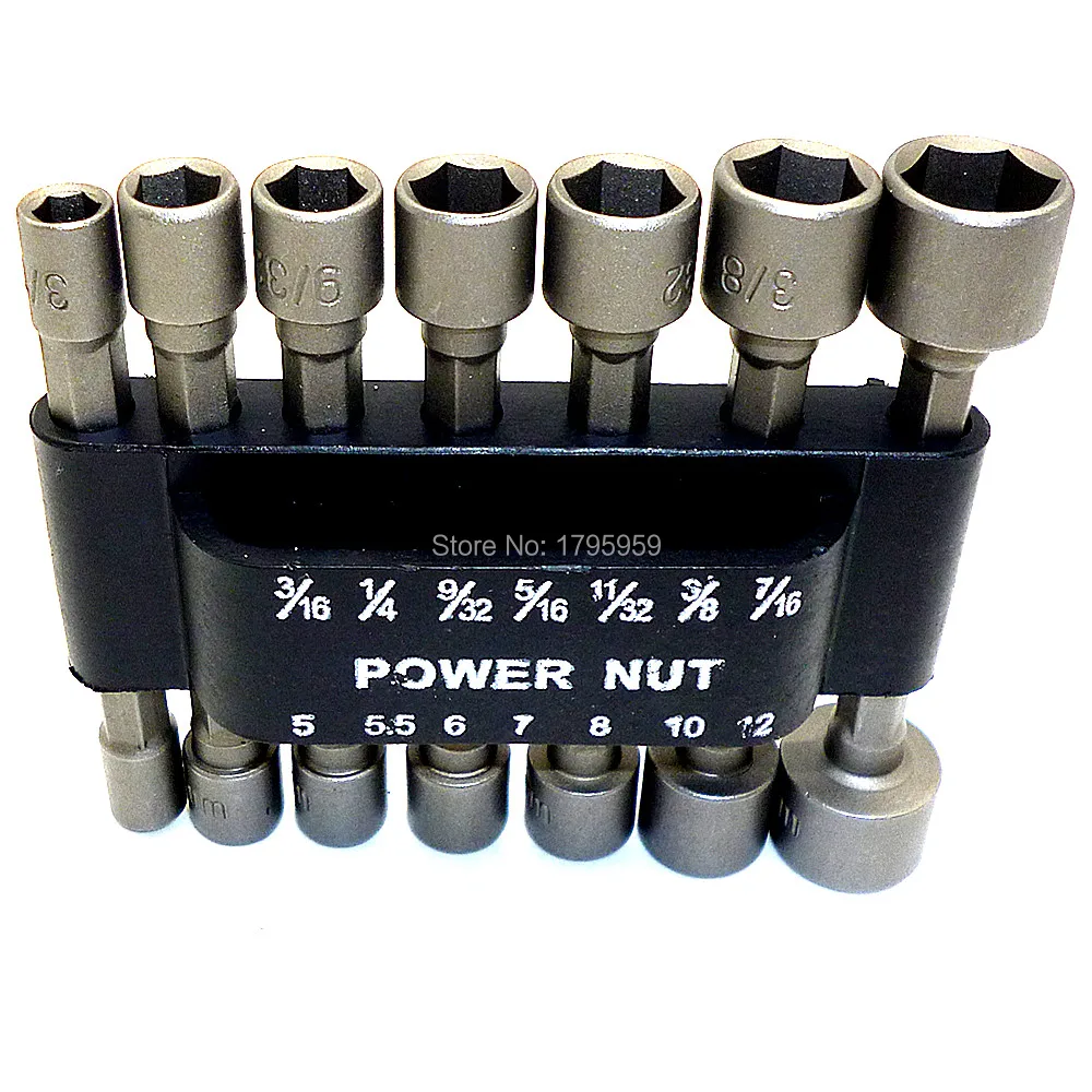 Набор ударных торцевых ключей 1/4 дюйма 14 шт.|socket wrench|nut driver drill bitsocket set |
