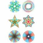 27 шт. набор, пластиковые оригинальные DIY геометрические линейки, детский дизайн, рисование, искусство, ремесло