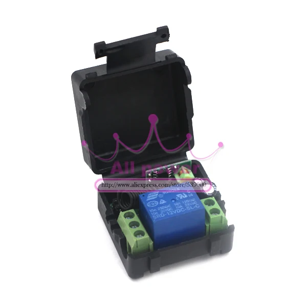 Беспроводной Радиочастотный переключатель с дистанционным управлением 12 В 10 А 1