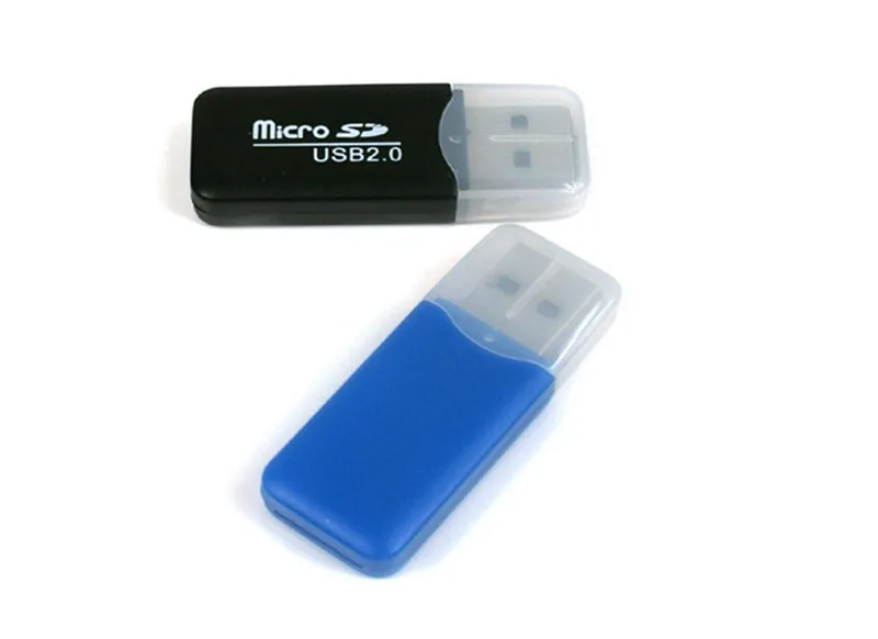 Портативный цветной высокоскоростной USB 2,0 Micro SD T-Flash TF устройство для чтения карт памяти, Microsd адаптер для флеш-накопителя USB