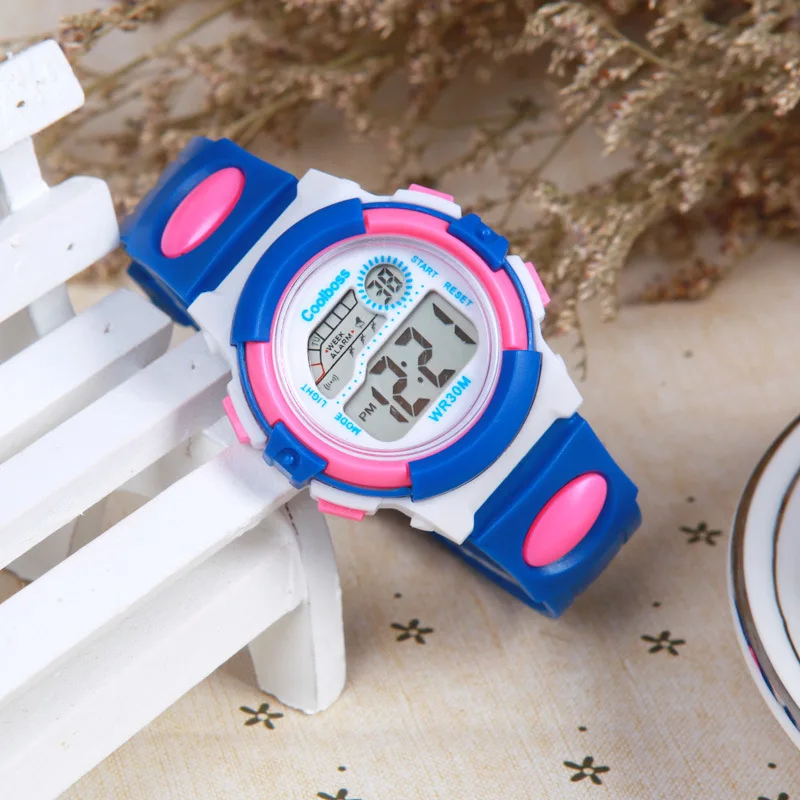 Мужские и женские спортивные водонепроницаемые электронные часы для альпинизма