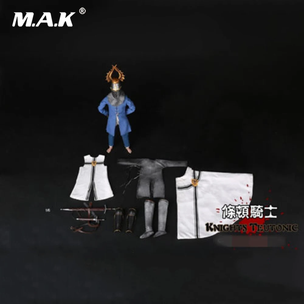 ZH011 коллекции 1:6 средневековый рыцарь Тевтонский кукла-солдат фигурка модель игрушки для подарка