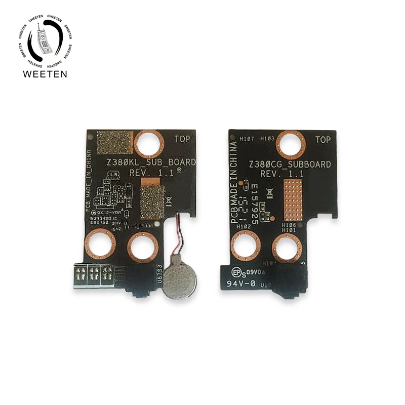 Оригинальная плата аудиоразъема для Asus Zenpad z380kl z380c P024, модуль вибрации + порт для наушников, замена, ремонт Z380KL_SUB_BOARD