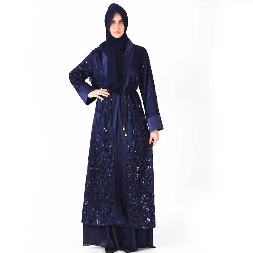 Мусульманские пайетки для взрослых бисероплетение абайя Арабская Мода вышивка