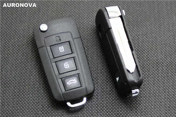 Auronnova новое обновление складной ключ оболочки для Kia Cerato 3+ 1 задние кнопки чехол для дистанционного ключа от машины DIY