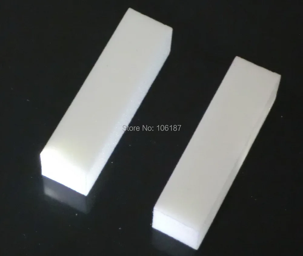 100 шт. белый буферный блок для ногтей 4 способа блеска Прямая поставка оптовая