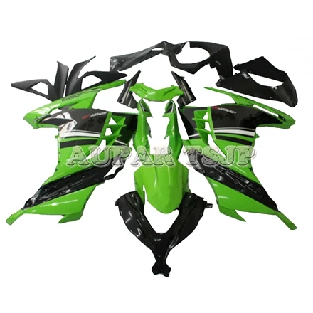 No Seat Cowl Цвета: зеленый, черный ABS Пластик полный комплект обтекателя Для Kawasaki EX300R ниндзя 300 2013 впрыска топлива электронный Атомайзер - Цвет: No Seat Cowl