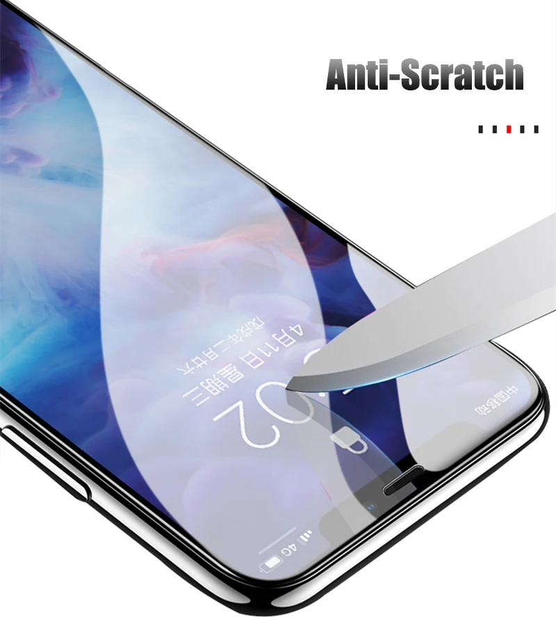 6D полное покрытие из закаленного стекла для iPhone X XS Max полный изогнутый край протектор экрана закаленное стекло для iPhone X XS Max стеклянная пленка