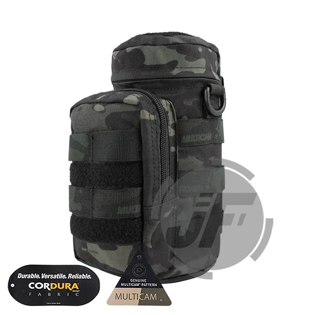 Emerson тактический MOLLE H2O гидратация бутылка для воды сумка Чайник утилита карман EmersonGear сумка для воды поясные сумки на плечо - Цвет: MCBK