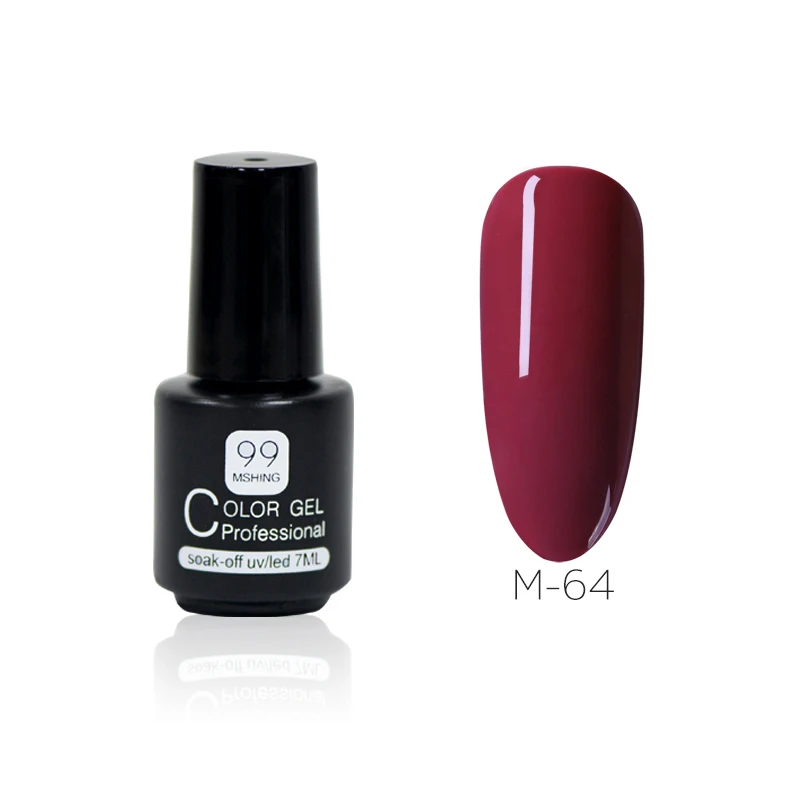 M064 MSHING99 Гель-лак набор для маникюра Полупостоянный Vernis верхнее покрытие УФ светодиодный Гель-лак замачиваемый ногтей художественный Гель-лак для ногтей - Цвет: M064