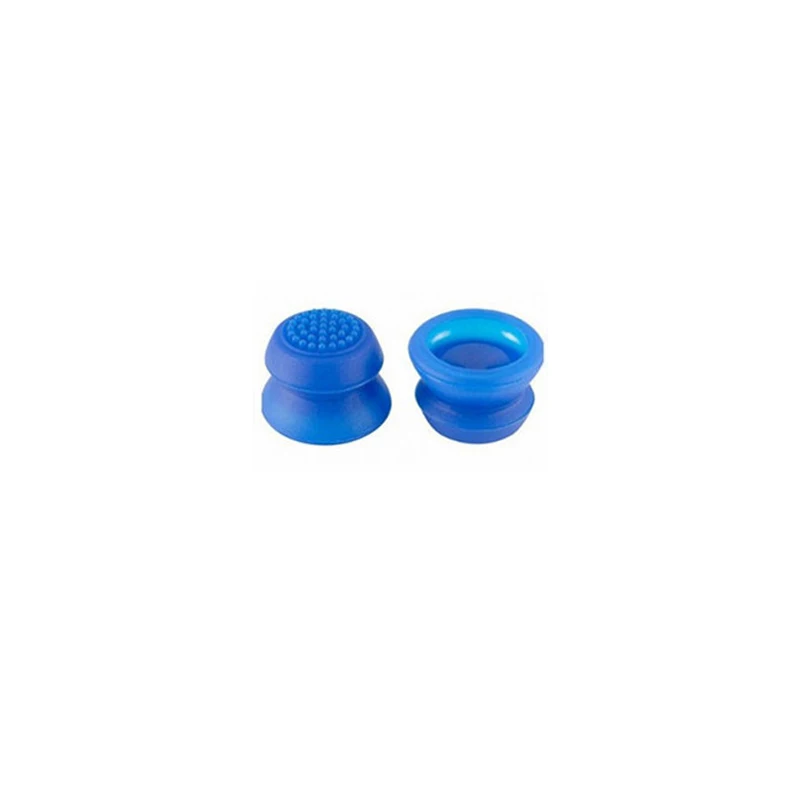 Blue 2 шт Силиконовые аналоговые рукоятки Thumbstick Extra Cover High enhancations Thumb Sticks для Dualshock 4 PS4 Pro Slim контроллер - Цвет: Blue