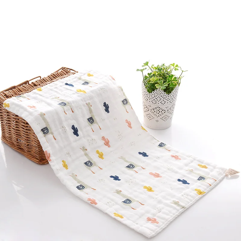 5 шт./лот детское 6 слойное Марлевое полотенце высокой плотности для мытья