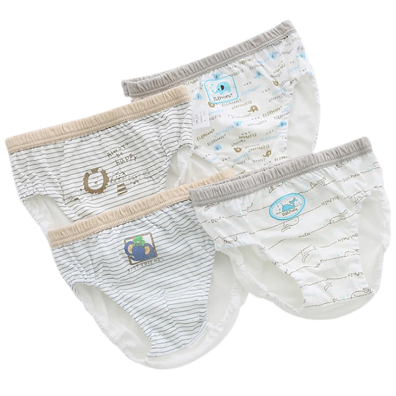 4pcs Baby underwear Boys Cotton Panties Girls Briefs Gifts Children Underwear Child Cartoon Briefs Underpants