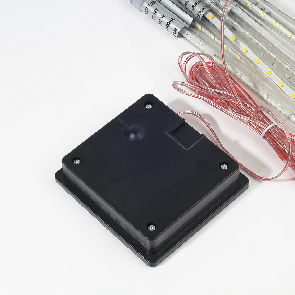 Солнечный светодиодный наружный 10 трубчатый метеоритный дождь свет сосулька