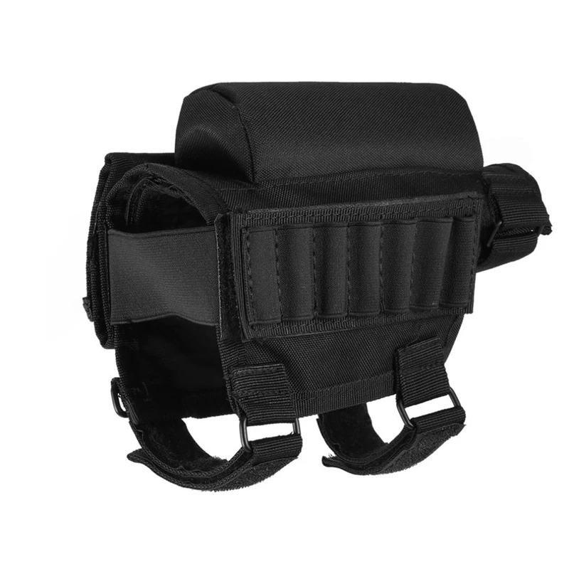 Boodun Outdoor Hunting Multi-purpose Adjustable Tactical bullet bag Advanced Gun Bag Butt Stock Rifle Cheek Rest Padded Packages | Спорт и