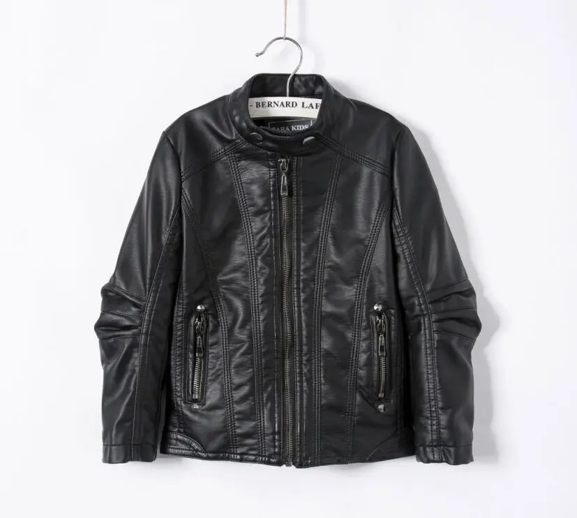 Новая кожаная куртка для маленьких мальчиков Детское пальто Camperas Ninos детская