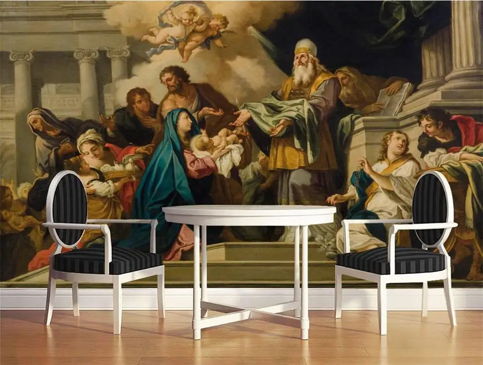 3d wallpaper photo custom living room mural Holy Mother 3D oil painting picture wall for walls | Обустройство дома