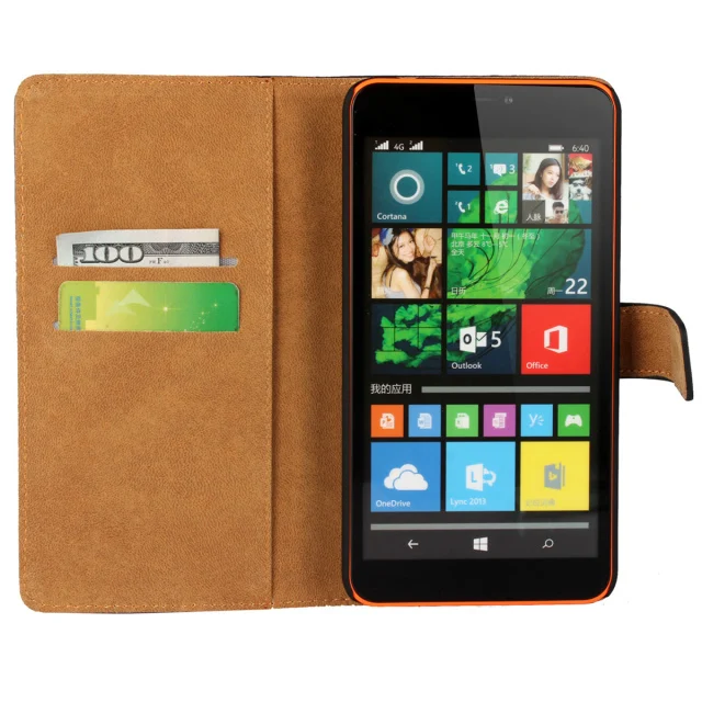 Роскошный флип кошелек из искусственной кожи чехол для мобильного телефона Nokia