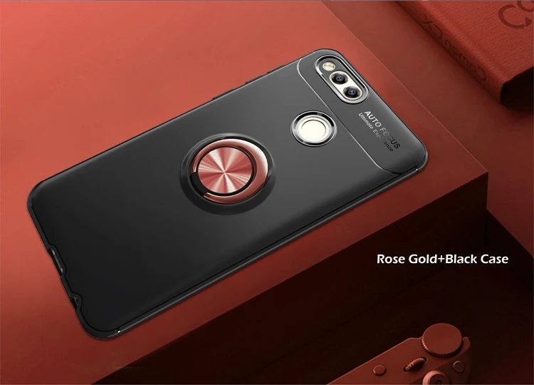 AN AXBETY Coque для Xiaomi mi Max 2/mi Max3 Pro 360 вращающееся кольцо подставка держатель Чехлы для Xiaomi mi max3 чехол тонкий силиконовый чехол из ТПУ - Цвет: AN