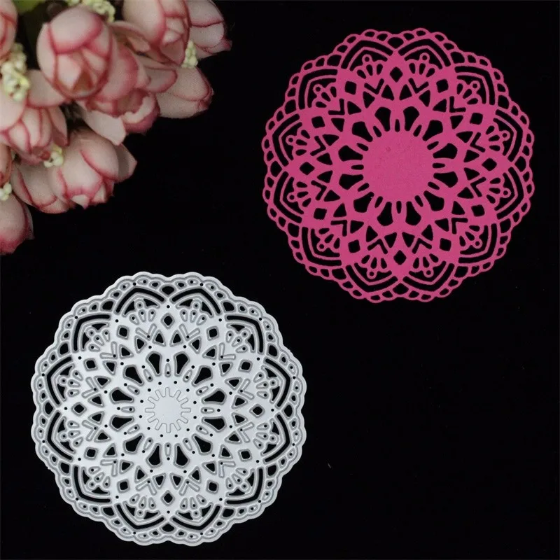 Цветочные металлические режущие штампы трафареты для скрапбукинга