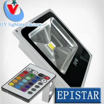 30pcs/lot DHL FEDEX 10W 20W 30W 50W RGB AC85-265V LED luminaire projector search street light led spotlight | Освещение