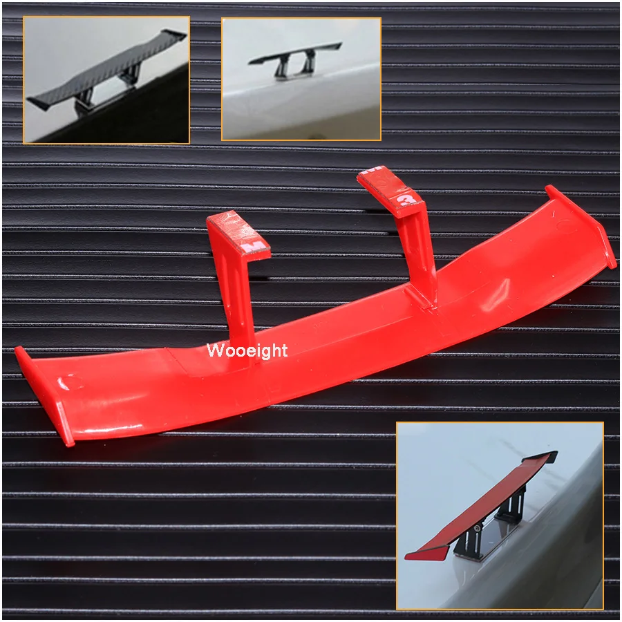 Автомобильный Стайлинг 17 см кабулк красный цвет углеродное волокно крыло