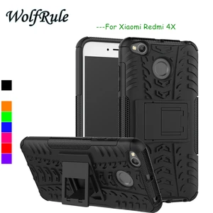 case for xiaomi redmi 4x cover dual layer armor case for xiaomi redmi 4x case silicone tpu back original for xiami redmi4x funda free global shipping